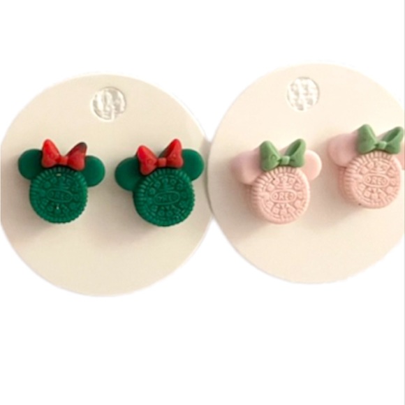 Cookie Mouse Earrings - Picture 2 of 3